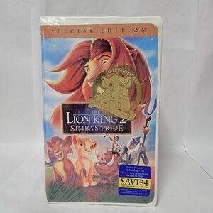 Rare Lion King 2 Simba Pride Special VHS Disney Movie Club Holiday Ornament Seal